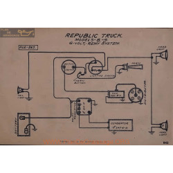 Republic Truck 8 9 6volt Schema Electrique Remy