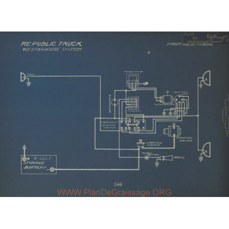 Republic Truck Schema Electrique Westinghouse