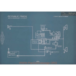 Republic Truck Westinghouse Schema Electrique