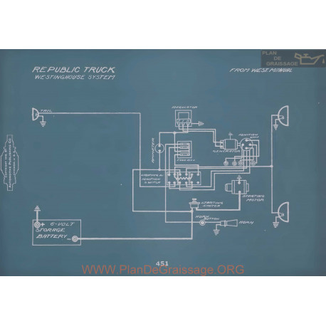 Republic Truck Westinghouse Schema Electrique