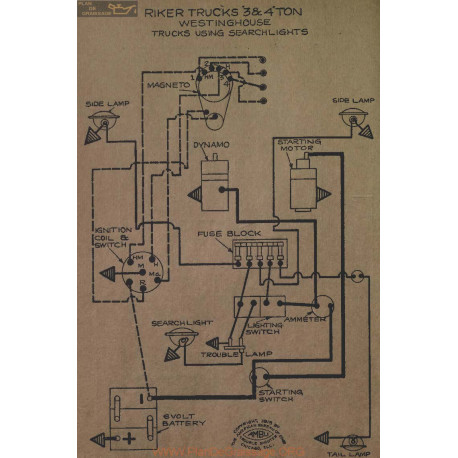 Riker Truck 3 4 Schema Electrique Westinghouse V5