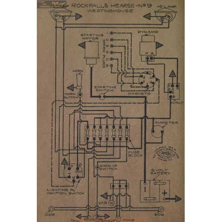 Rock Falls Hearse 9 Schema Electrique Westinghouse