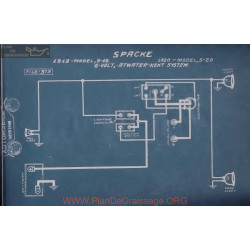 Spake S20 S19 6volt Schema Electrique 1919 1920 Atwater Kent