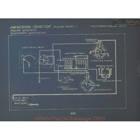 Universal Tractor Moline Schema Electrique Remy