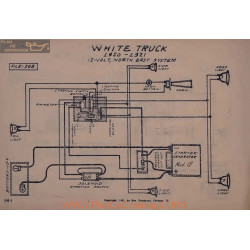 White Truck 12volt Schema Electrique 1920 1921 North East