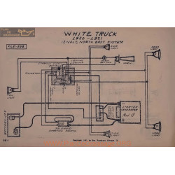 White Truck 12volt Schema Electrique 1920 1921 North East
