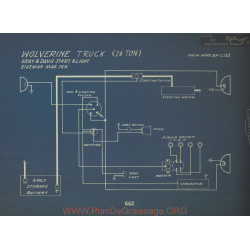 Wolverine Truck 1 Ton Schema Electrique Gray & Davis