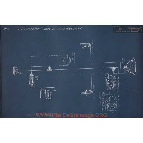 Davis Motorcycle Splitdorf Schema Electrique