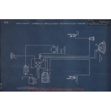 Harley Davidson Motorcycle Comb Switch Splitdorf Schema Electrique