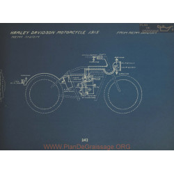 Harley Davidson Motorcycle Schema Electrique 1915 Remy