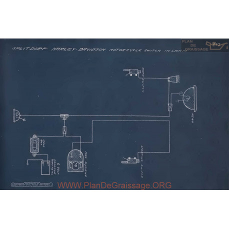 Harley Davidson Motorcycle Switch In Lamps Splitdorf Schema Electrique