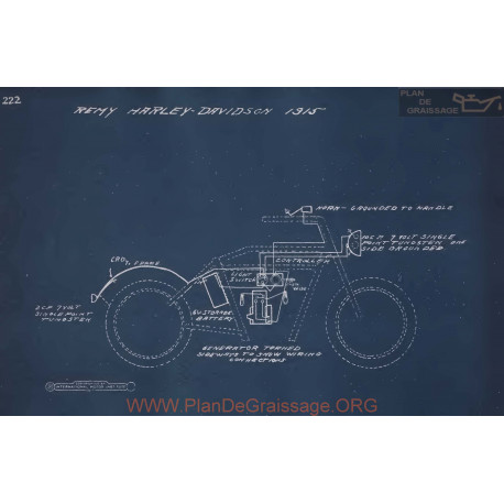 Harley Davidson Schema Electrique 1915