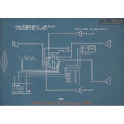 Henderson Schema Electrique 1913 1914 ver2