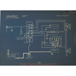 Howard Schema Electrique 1917 Delco