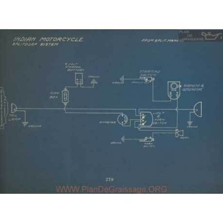 Indian Motorcycle Schema Electrique Splitdorf