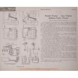 Case Tractor Schema Electriqe 1919 Plate 192