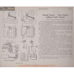 Parrett Tractor Schema Electriqe 1919 Plate 192