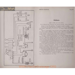 Auburn 6 40a 6 44 6volt Schema Electrique 1916 1917 Delco Plate 108