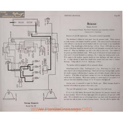 Briscoe B 4 24 6volt Schema Electrique 1919 Autolite Plate 38