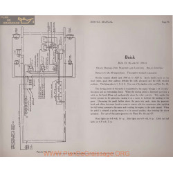 Buick B24 25 36 37 6volt Schema Electrique 1914 Delco Plate 96