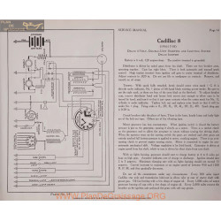 Cadillac 8 Double Unit 6volt Schema Electrique 1919 Plate 14