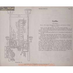 Cadillac Model 1914 6volt Schema Electrique 1919 Delco Plate 112