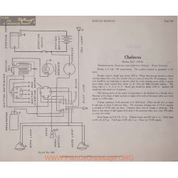 Chalmers 35c 6volt Schema Electrique 1918 Westinghouse Plate 246