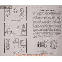 General Bosch Duplex Ignition Schema Electrique 1919 Plate 185