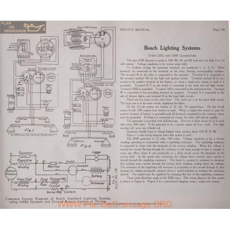 General Bosch Lighting Dsc Dsr Schema Electrique 1919 Plate 178