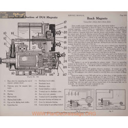 General Bosch Magneto Du1 Du2 Du3 Du4 Du6 Schema Electrique 1919 Plate 184