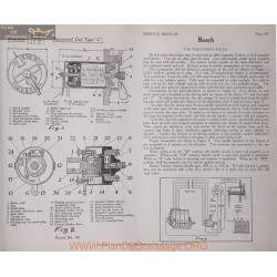 General Bosch Two Independant System Schema Electrique 1919 Plate 181