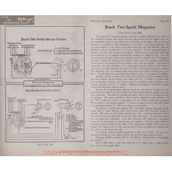 General Bosch Two Spark Magnetos Du4 Du2 Dr6 Schema Electrique 1919 Plate 183