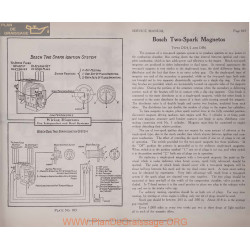 General Bosch Two Spark Magnetos Du4 Du2 Dr6 Schema Electrique 1919 Plate 183