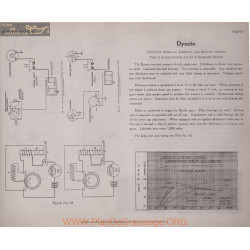 General Dyneto C D Schema Electrique 1919 Plate 63