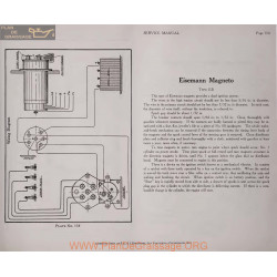 General Eisemann Eb Magneto Schema Electrique 1919 Plate 154