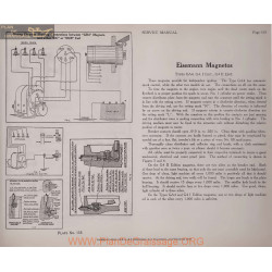 General Eisemann Ga4 G4 I Ii Magneto Schema Electrique 1919 Plate 153