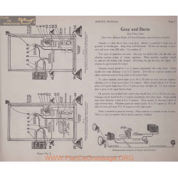 Gray & Davis Two Unit 6volt Schema Electrique 1919 Plate 5