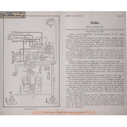 Hollier Eight Cylinder 6volt 12volt Schema Electrique 1916 Splitdorf Plate 164