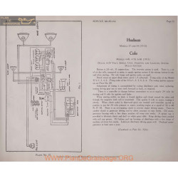 Hudson 37 54 6volt 24volt Schema Electrique 1913 Plate 72