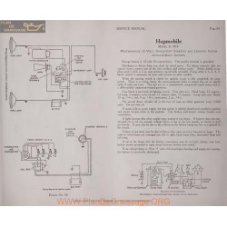 Hupmobile K 12volt Schema Electrique 1915 Westinghouse Plate 54