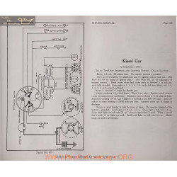 Kissel Kar 12 Cylinder 6volt Schema Electrique 1917 Delco Plate 109
