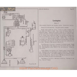 Lexington O 6volt Schema Elctrique 1919 Westinghouse Plate 247