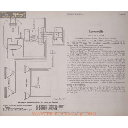 Locomobile 30 38 48 6volt Schema Electrique 1911 1912 1913 Plate 134