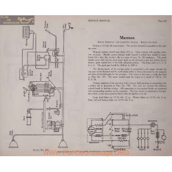 Marmon 12volt Schema Electrique 1919 Bosch Plate 222