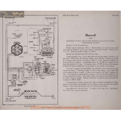 Maxwell Model 1918 12volt Schema Electrique 1918 Plate 190