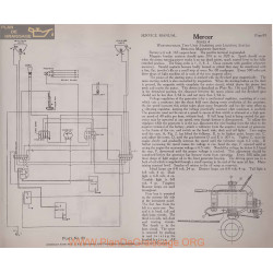 Mercer Serie 4 6volt Schema Electrique 1919 Westinghouse Plate 89