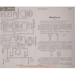 Mitchell Lewis 6volt Schema Electrique 1914 1915 Remy Plate 245