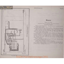 Monroe N2 6volt Schema Electrique 1916 Autolite Plate 191