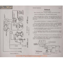 Oakland 32b 34 6volt Schema Electrique 1917 Delco Plate 43