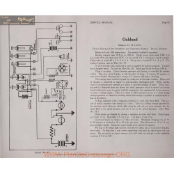 Oakland 37 49 6volt Schema Electrique 1915 Delco Plate 45